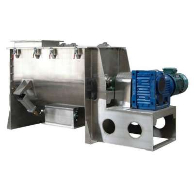 shrimp powder horizontal ribbon blender carbon steel double helical mixer